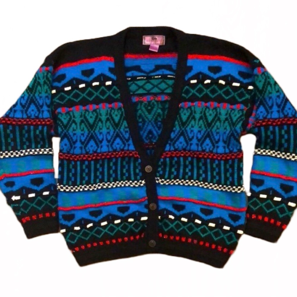 Vintage 90’s Concrete Mix Cardigan.